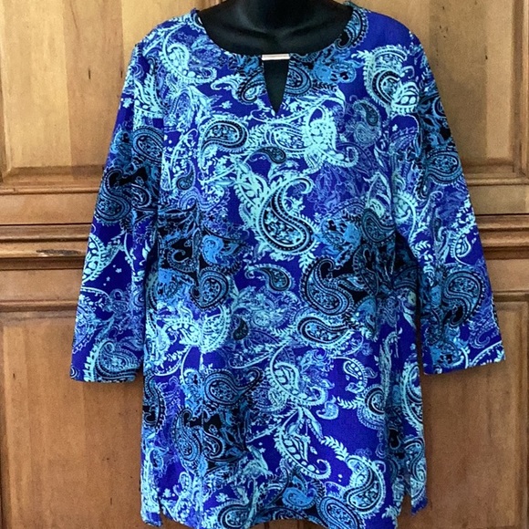 🦋NWOT Ava & Grace Fun Size 1 X-Large So So Colorful Top Wardrobe Must Have 🦋 - Picture 2 of 10